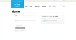 Desktop Screenshot of community.asme.org